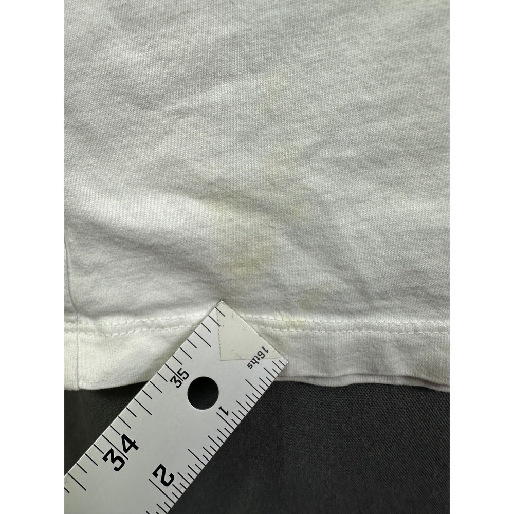 Vineyard Vines Mens Long Sleeve Pocket T-Shirt White USA Flag Whale Logo Large - Picture 9 of 10